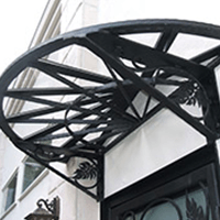canopy wrought iron outdoor