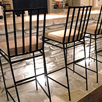 Furniture or interior wrought iron works